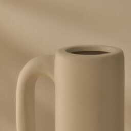 Kalera 30cm Terracotta Jug - White - thumbnail 4