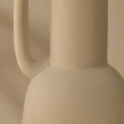 Kalera 30cm Terracotta Jug - White - thumbnail 5