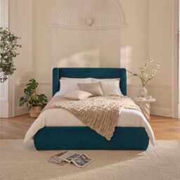 Hannah King Ottoman Bed - Deep Teal - thumbnail 3