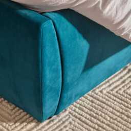 Hannah King Ottoman Bed - Deep Teal - thumbnail 6