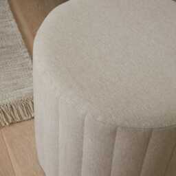 Penelope Drum Stool - Sand - thumbnail 5