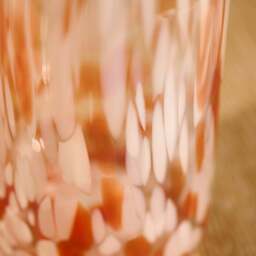 Lazio 24cm Carafe Glass Jug - Blush Pink Confetti - thumbnail 6