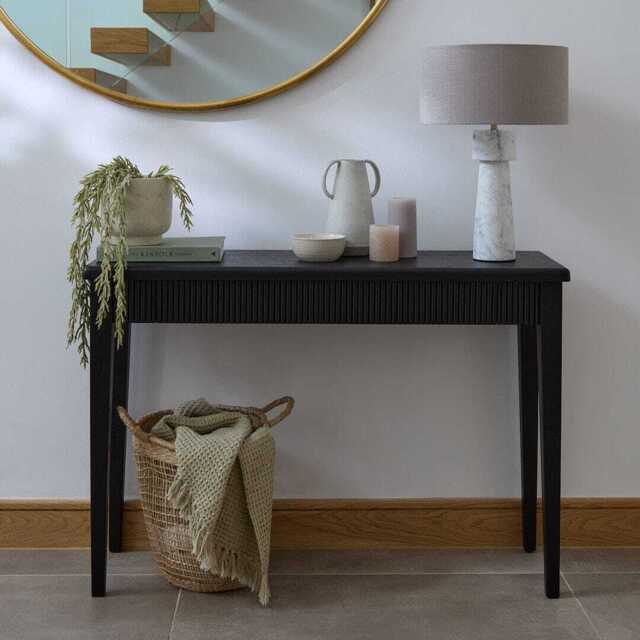Raleigh Black Console Table - image 1