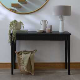 Raleigh Black Console Table - thumbnail 1
