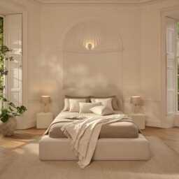 Farrah Double Ottoman Bed - Ivory - thumbnail 2