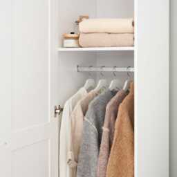 Stevie Single Wardrobe - White - thumbnail 3