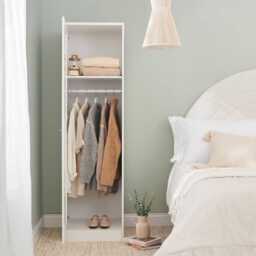 Stevie Single Wardrobe - White - thumbnail 2