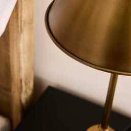 Stowe 59cm Metal Table Lamp - Gold - thumbnail 5