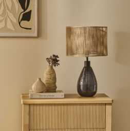 Breamore 30cm Lamp Base - Dark Grey - thumbnail 1