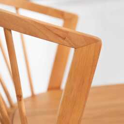 Mabel Classic Oak Bar Stools - Set of 2 - thumbnail 5