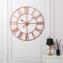 Riseley Skeleton Wall Clock - Copper - thumbnail 2