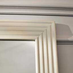 Orkney 100x70cm Wooden Mirror - Oatmeal - thumbnail 6