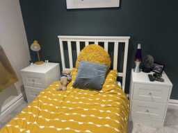 Stevie Bedside Table - White - thumbnail 3