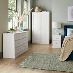 Stevie Bedside Table - White - thumbnail 4