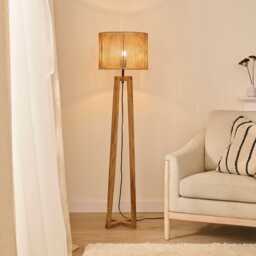 Konduru 150cm Floor Lamp Base - Natural Mango Wood