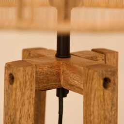 Konduru 150cm Floor Lamp Base - Natural Mango Wood - thumbnail 5