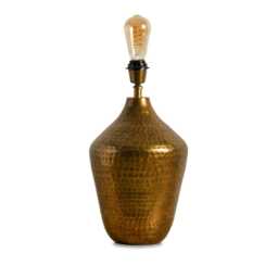 Hale 38cm Metal Lamp Base - Gold - thumbnail 6