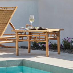 Lila Bamboo Garden Coffee Table - 70cm - thumbnail 1