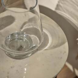 Lugano 22cm Glass Hurricane Vase - Clear - thumbnail 3