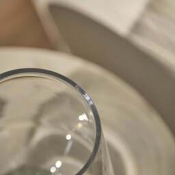 Lugano 22cm Glass Hurricane Vase - Clear - thumbnail 6