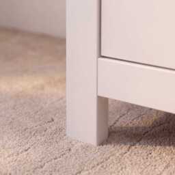 Bampton 5 Drawer Tallboy - Alabaster White - thumbnail 5