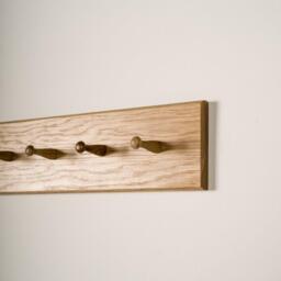 Willow Wooden Coat Rack - Oak - thumbnail 2