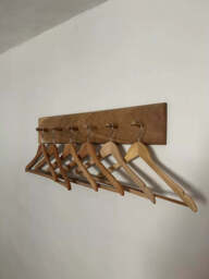 Willow Wooden Coat Rack - Oak - thumbnail 3