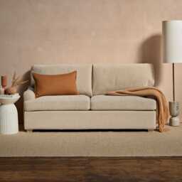 Brea Double Sofa Bed - Mink Taupe - thumbnail 2