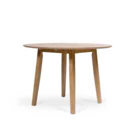Charlie Pale Oak Dining Table - Drop Leaf - thumbnail 5