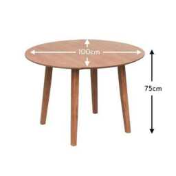 Charlie Pale Oak Dining Table - Drop Leaf - thumbnail 6