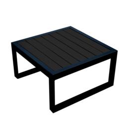 Maia 5 Seater Garden Interchangeable Sofa Set with Grey LED Premium Cantilever Parasol - Black - thumbnail 6