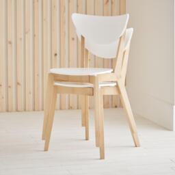 Paul White Stackable Dining Chairs - Set of 2