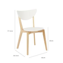 Paul White Stackable Dining Chairs - Set of 2 - thumbnail 4