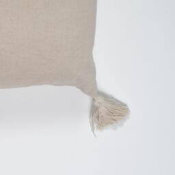 Otura 45x45cm Tasseled Cushion Cover - Natural - thumbnail 2