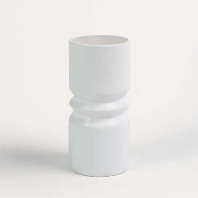 Ackton 20cm Ceramic Vase - White - image 1