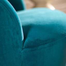 Sawyer 68cm Swivel Armchair - Deep Teal - thumbnail 5