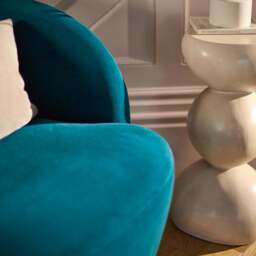 Sawyer 68cm Swivel Armchair - Deep Teal - thumbnail 4