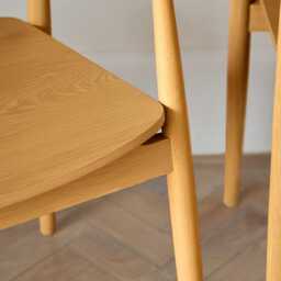 Carter Pale Oak Dining Armchairs - Set of 2 - thumbnail 5