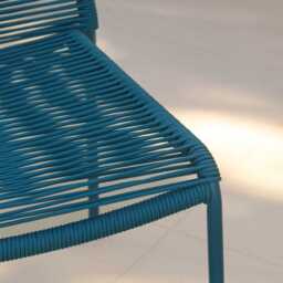Ryder Teal Rope Garden Chairs - Set of 2 - thumbnail 4