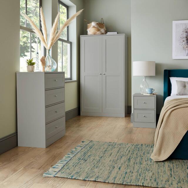 Stevie Bedroom Furniture Set - Grey - image 1