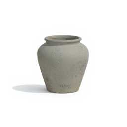 Suma 20cm Terracotta Vase - Off White - thumbnail 3