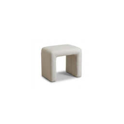Kamiko Stool - Chalk White Boucle - thumbnail 4