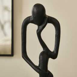 Embley 33cm Metal Ornament - Black - thumbnail 3