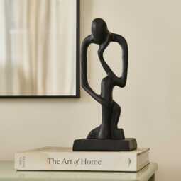 Embley 33cm Metal Ornament - Black - thumbnail 2