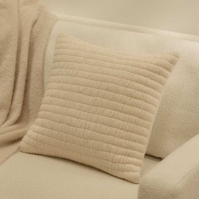 Malton 45 x 45cm Cotton Cushion Cover - Natural - image 1