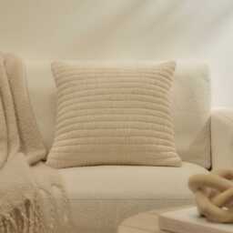 Malton 45 x 45cm Cotton Cushion Cover - Natural - thumbnail 2