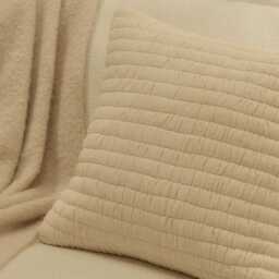 Malton 45 x 45cm Cotton Cushion Cover - Natural - thumbnail 3