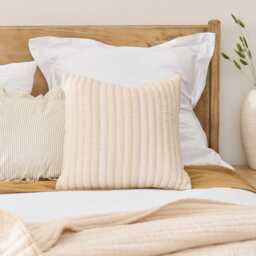 Malton 45 x 45cm Cotton Cushion Cover - Natural - thumbnail 4
