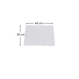 Ashurst White Rectangular Lampshade White - 46cm - thumbnail 6