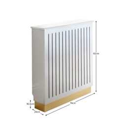 Iliana Small Radiator Cover - Snow White - thumbnail 5